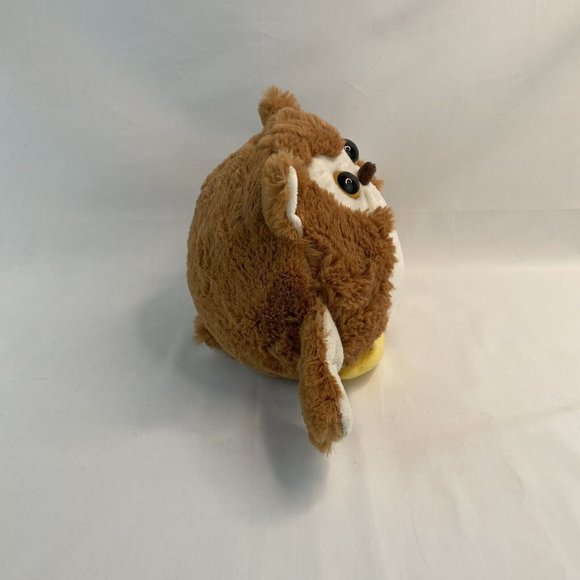 Animal Adventure Owl 9” Plush Stuffed Animal Toy Brown White Round 2013 - Picture 4 of 8